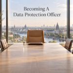 AI generated image - a data protection officer's chair set apart at a meeting table
