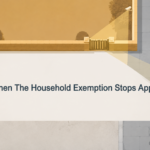 AI generated image - where the household exemption stops applying to a home camera