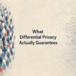 AI generated image - what differential privacy actually guarantees and how epsilon works